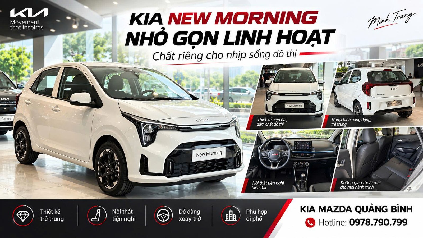 KIA New Morning AT 2026 giá Quảng Bình