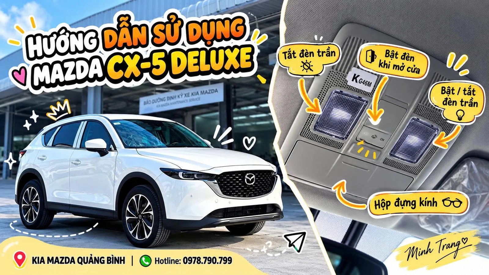 Hướng dẫn sử dụng Mazda CX-5 Deluxe chi tiết | Mazda Quảng Bình | Thaco Quảng Bình