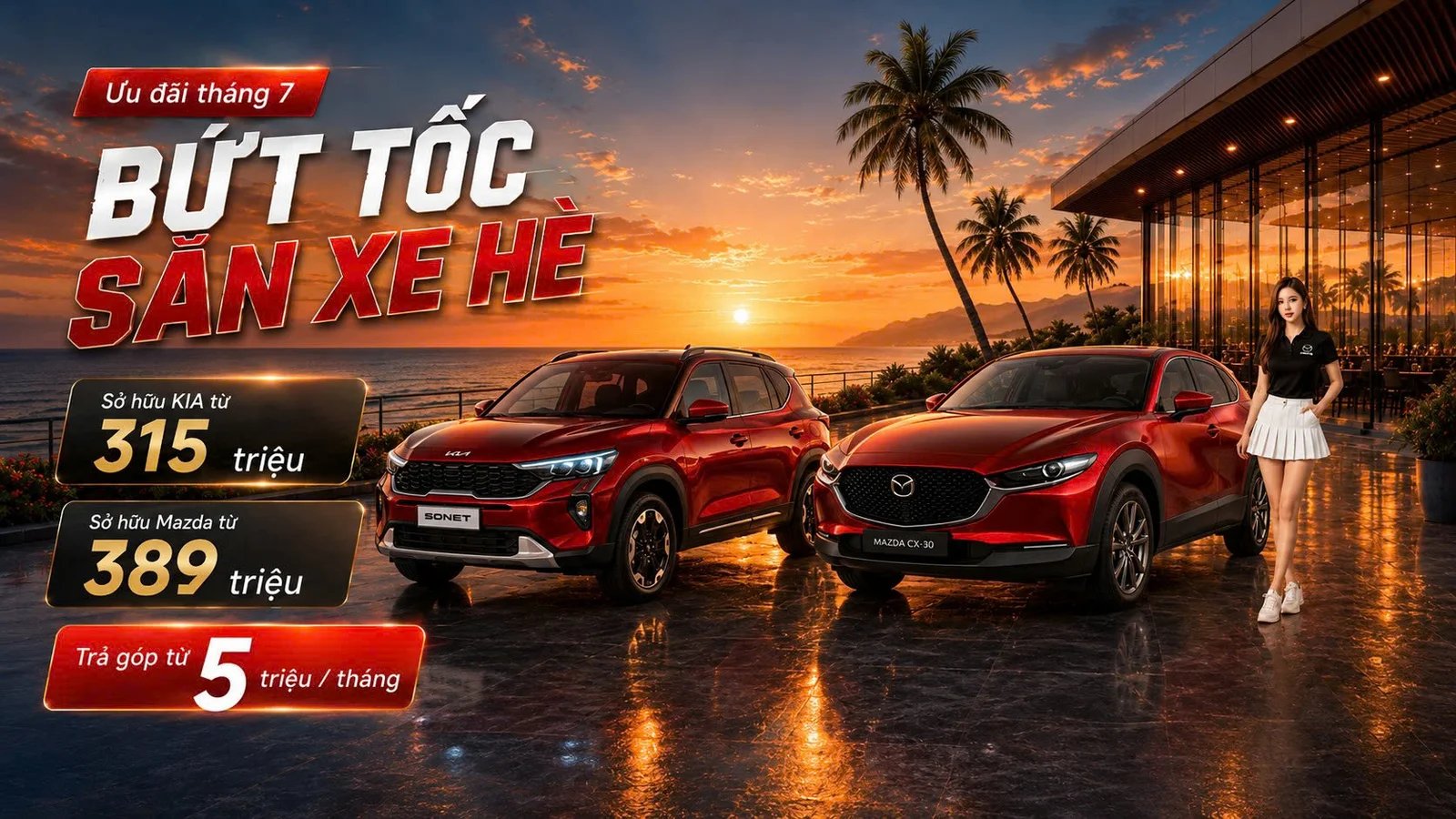 Xe dưới 600 triệu tại Quảng Bình: nên chọn KIA Morning, KIA Sonet, Mazda2 hay Mazda CX-3? | Thaco Quảng Bình