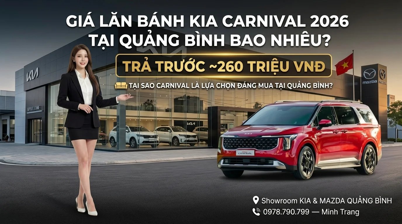 Xe 7 Chỗ Tốt Nhất Tại Quảng Bình 2026 | Thaco Quảng Bình
