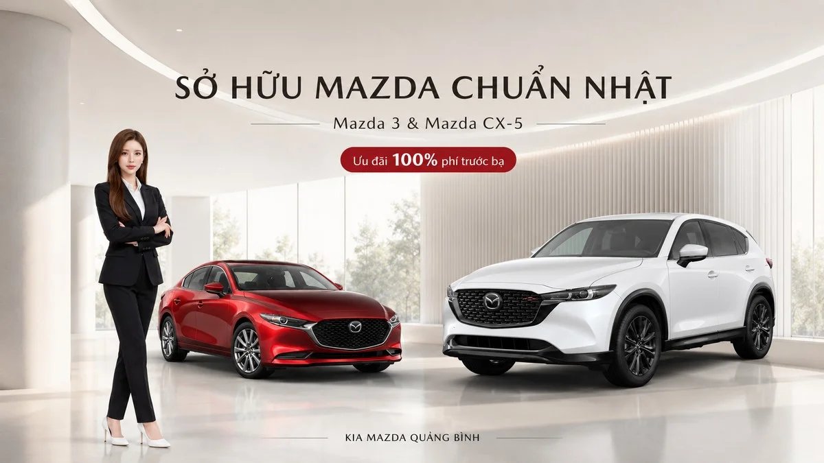 Mazda CX-5 trả góp Quảng Bình: Dự toán theo ngân sách | Thaco Quảng Bình
