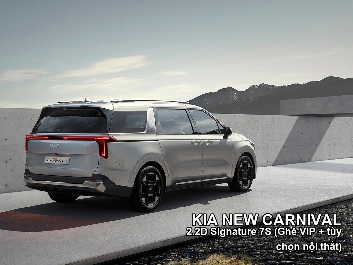KIA New Carnival 2.2D Signature 7S (Ghế VIP + tùy chọn nội t